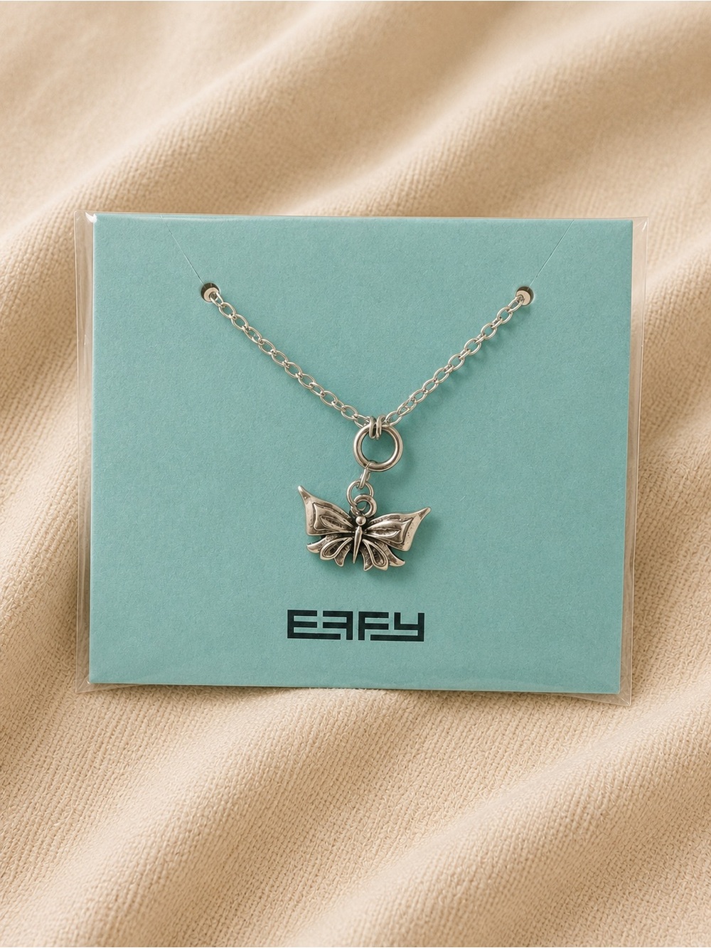 Effy Silver Butterfly Charm Necklace